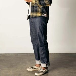 imogene and willie henry indigo rigid selvage denim jeans